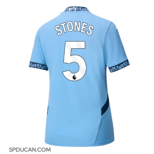 Zenski Nogometni Dres Manchester City John Stones #5 Domaci 2024-25 Kratak Rukav